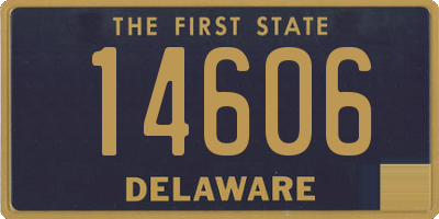 DE license plate 14606