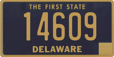 DE license plate 14609