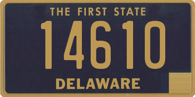 DE license plate 14610