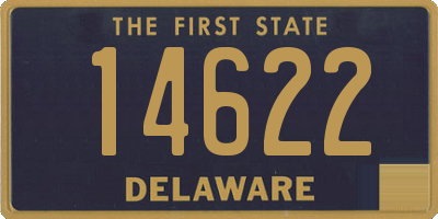 DE license plate 14622