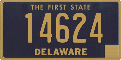 DE license plate 14624