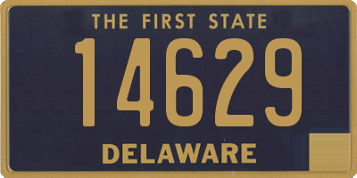 DE license plate 14629