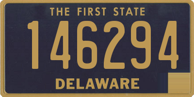 DE license plate 146294