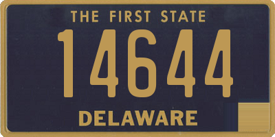 DE license plate 14644