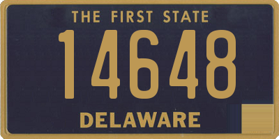 DE license plate 14648