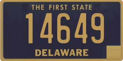 DE license plate 14649