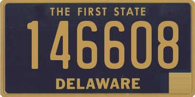 DE license plate 146608