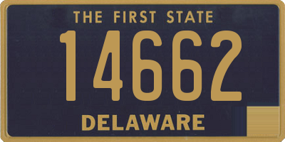 DE license plate 14662