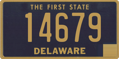 DE license plate 14679