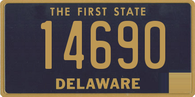 DE license plate 14690