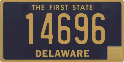 DE license plate 14696