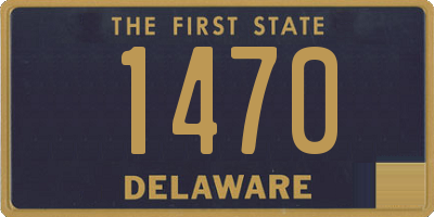 DE license plate 1470