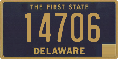 DE license plate 14706