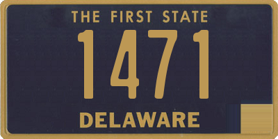 DE license plate 1471