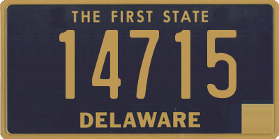 DE license plate 14715