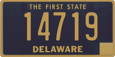 DE license plate 14719