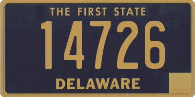 DE license plate 14726