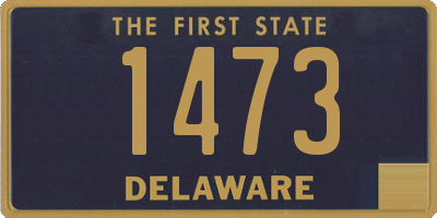 DE license plate 1473