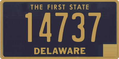 DE license plate 14737