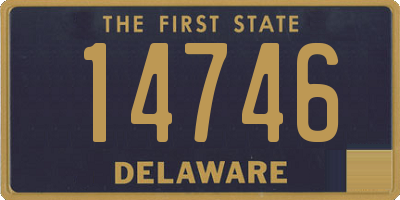 DE license plate 14746