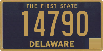 DE license plate 14790