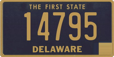 DE license plate 14795