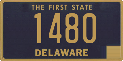 DE license plate 1480