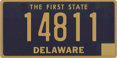 DE license plate 14811