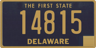 DE license plate 14815