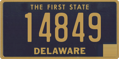 DE license plate 14849