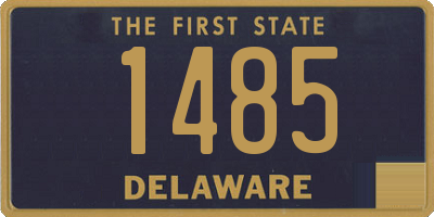 DE license plate 1485
