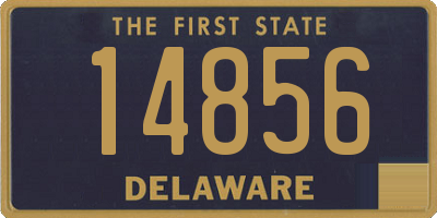 DE license plate 14856