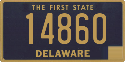 DE license plate 14860