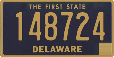 DE license plate 148724