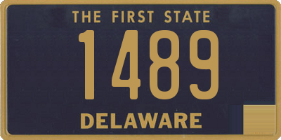 DE license plate 1489