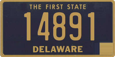 DE license plate 14891