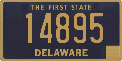 DE license plate 14895