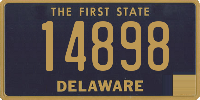 DE license plate 14898