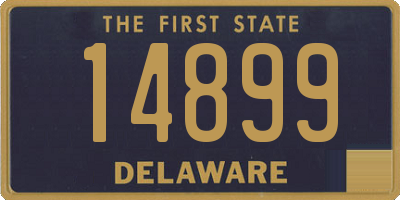 DE license plate 14899