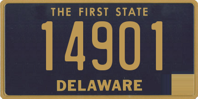 DE license plate 14901