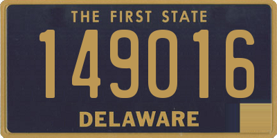 DE license plate 149016