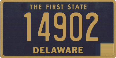 DE license plate 14902