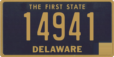 DE license plate 14941