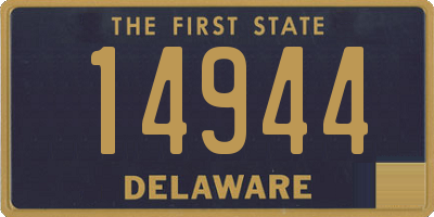 DE license plate 14944