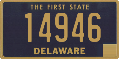 DE license plate 14946