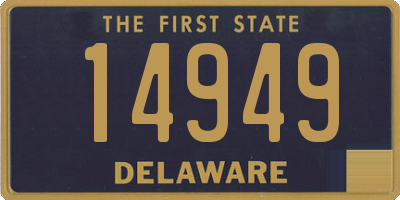 DE license plate 14949