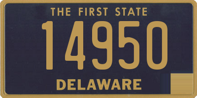 DE license plate 14950