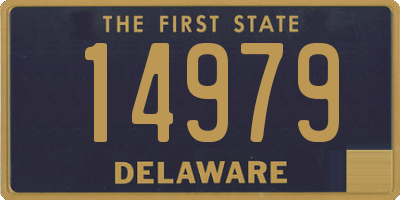 DE license plate 14979