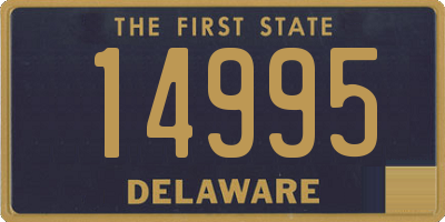 DE license plate 14995