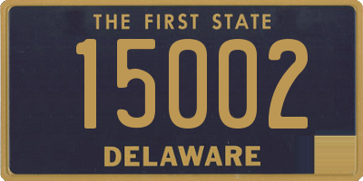 DE license plate 15002